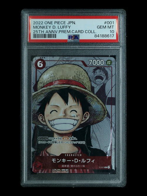 מונקי די. לופי P — קלף וואן פיס מדורג PSA 10 | TCG Israel